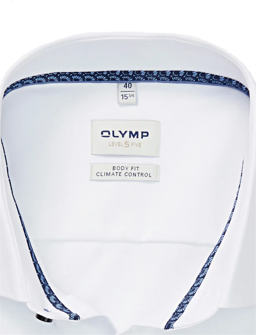 Olymp overhemd Level Five 24/Seven wit ml7 Body Fit