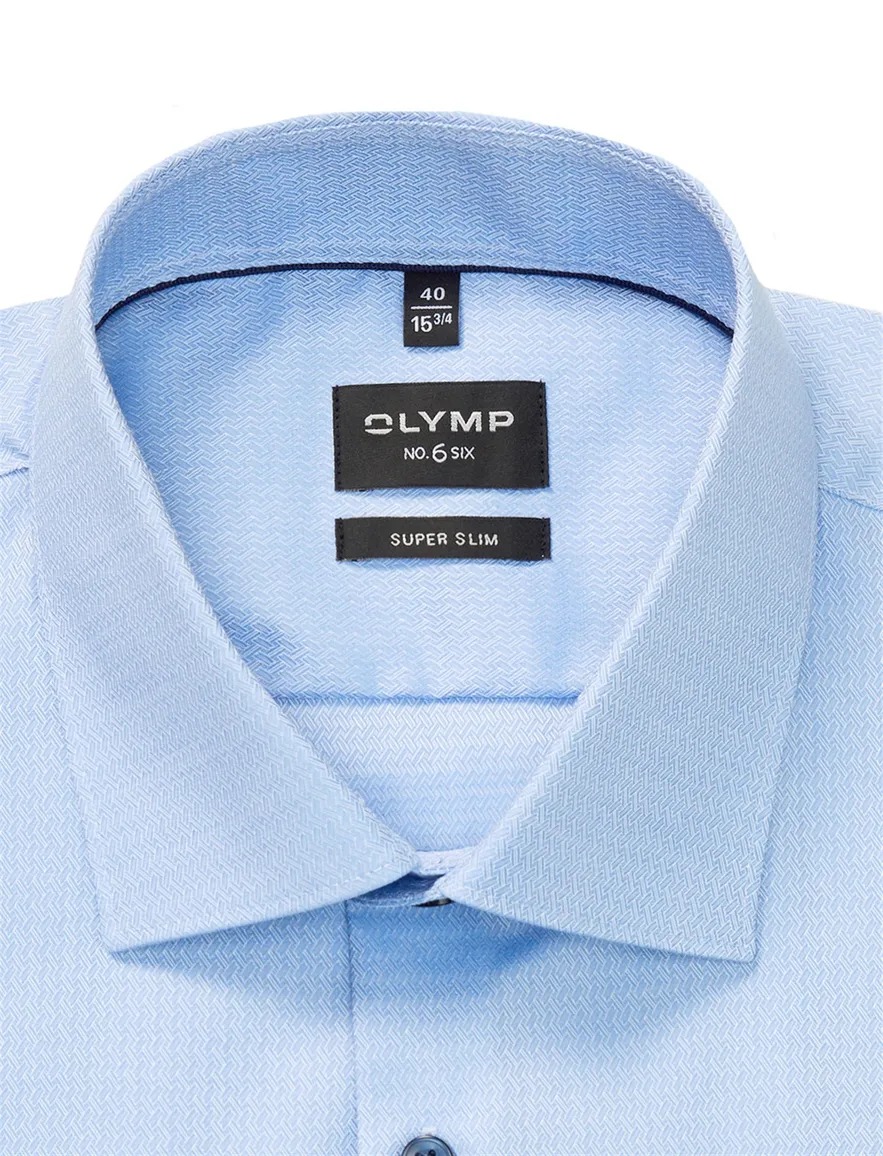 Olymp overhemd lichtblauw No. Six Super Slim ml7