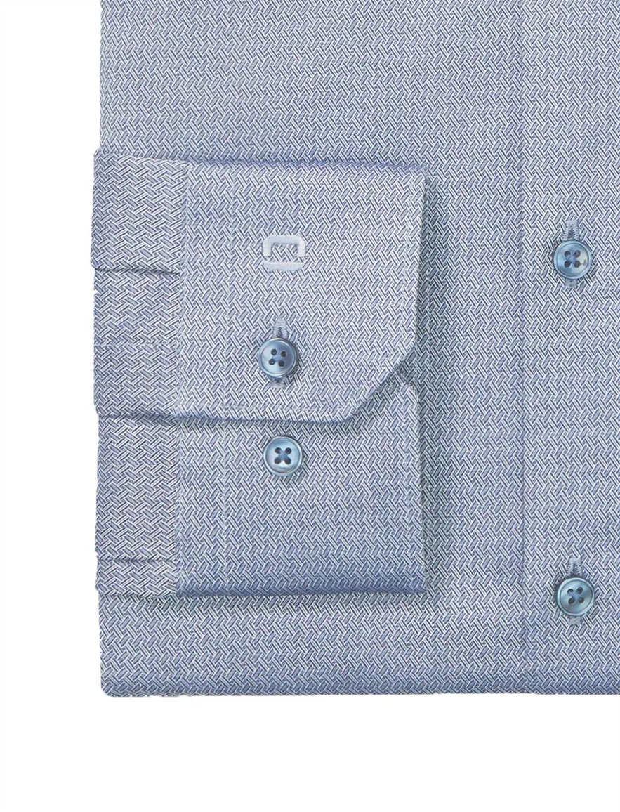 Olymp overhemd super slim mouwlengte 7 blauw