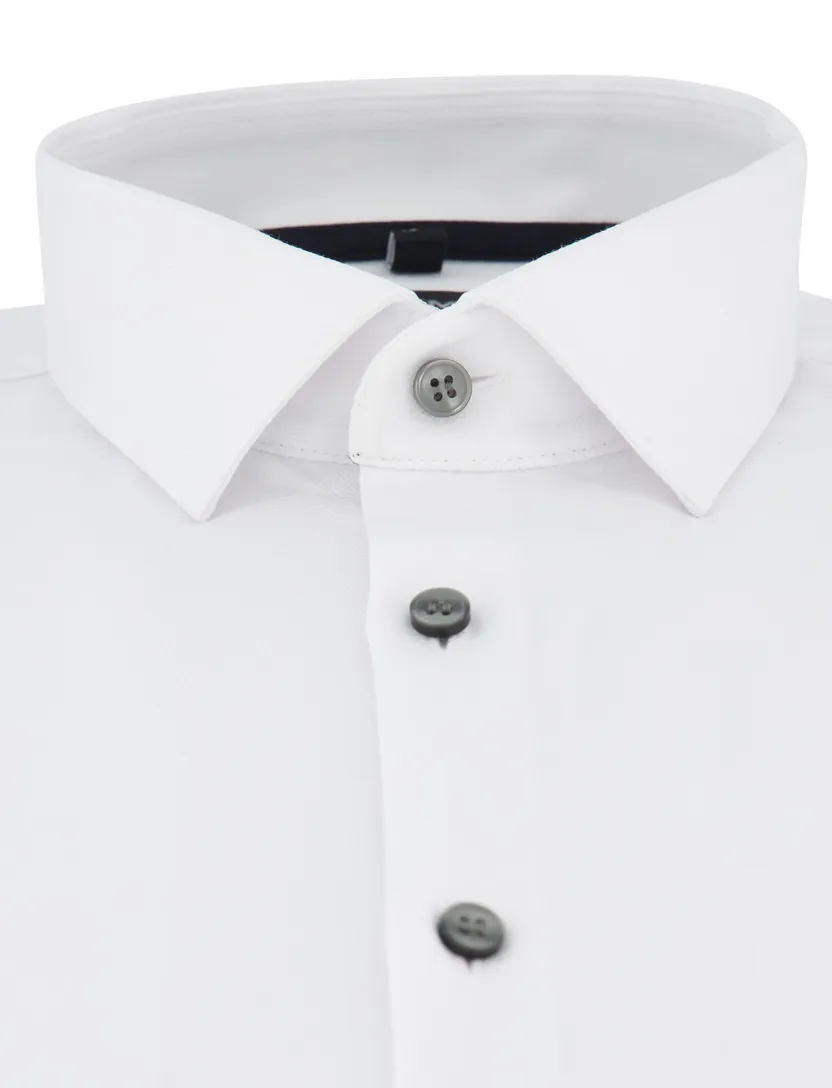 Olymp no.6 overhemd ml 7 spierwit