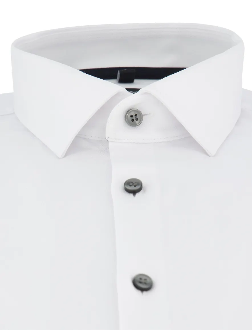 Olymp no.6 overhemd ml 7 spierwit