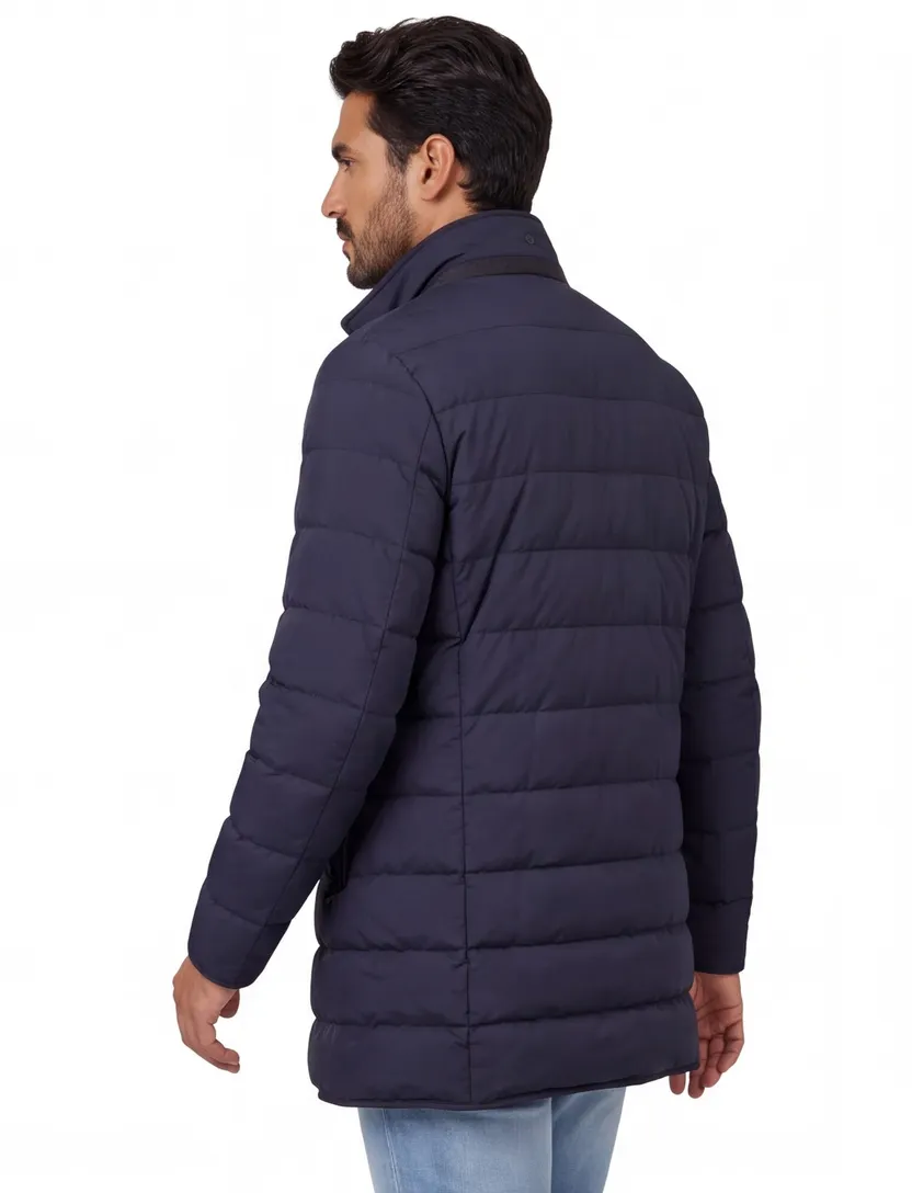 Duno winterjas donkerblauw Licosa 2.0 effen waterafstotend