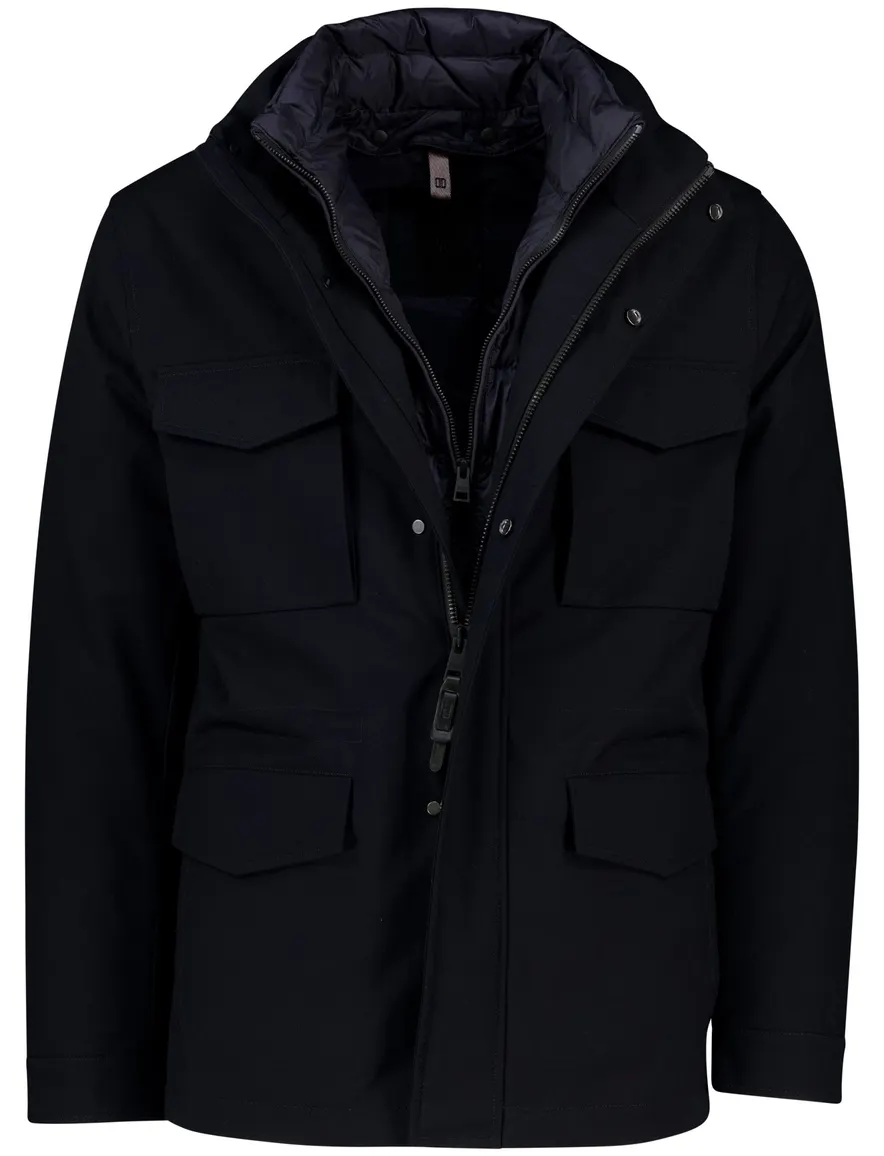 Duno Parma winterjas waterdicht navy