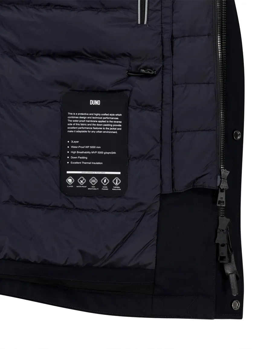 Duno Parma winterjas waterdicht navy