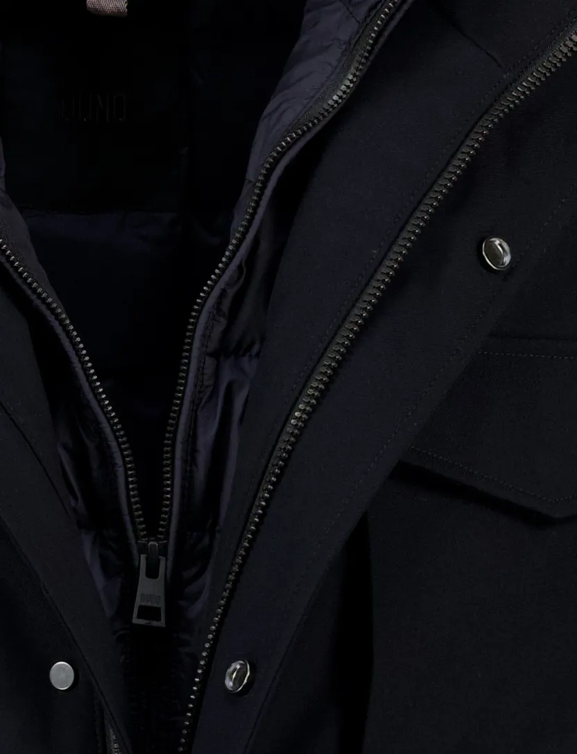 Duno Parma winterjas waterdicht navy