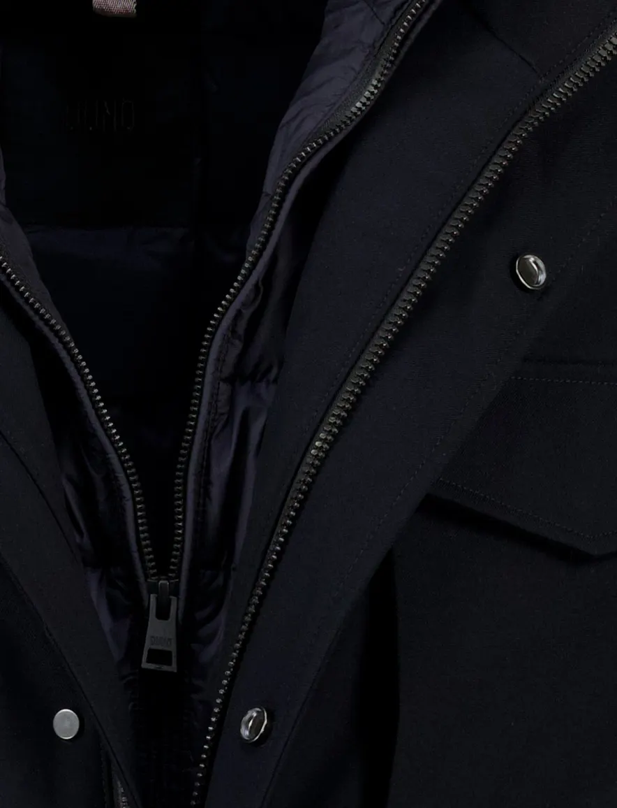 Duno Parma winterjas waterdicht navy