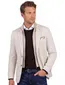 Blue Industry colbert beige geprint