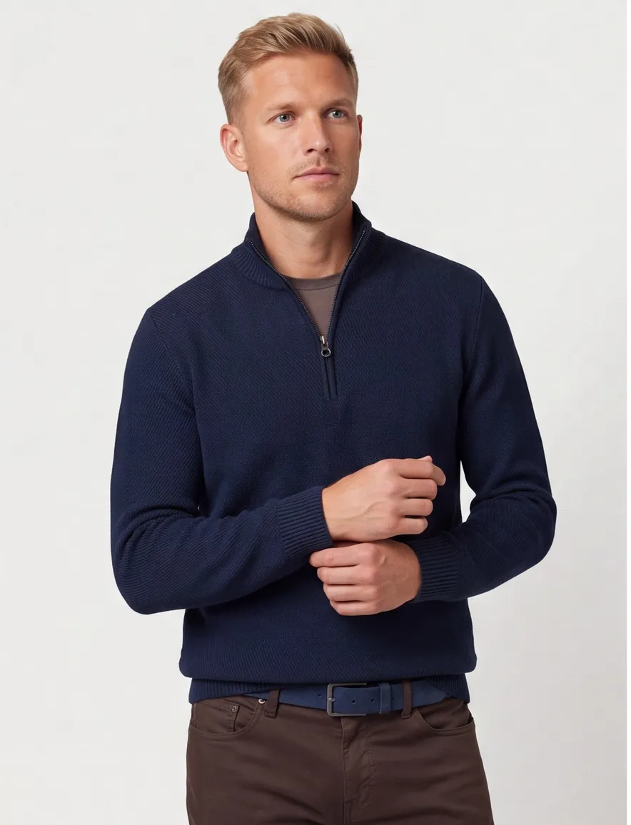 trui donkerblauw Blue industry