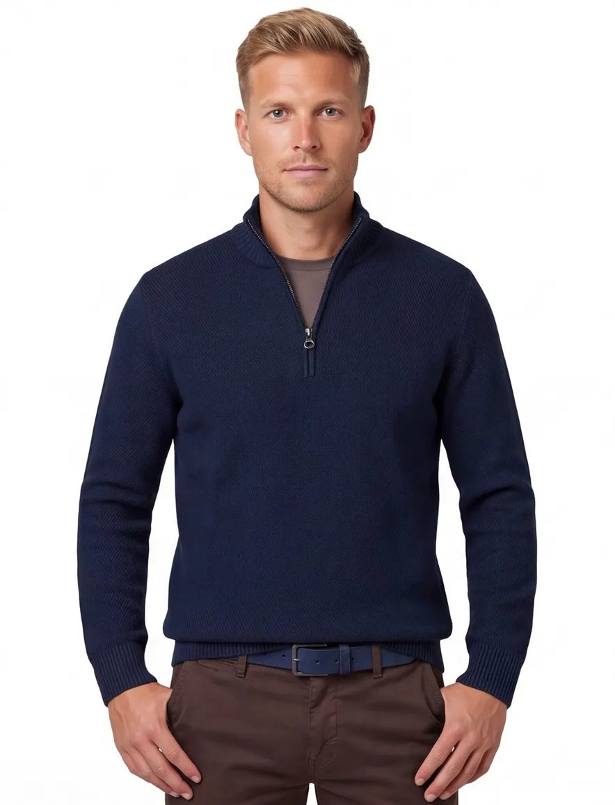 trui donkerblauw Blue industry