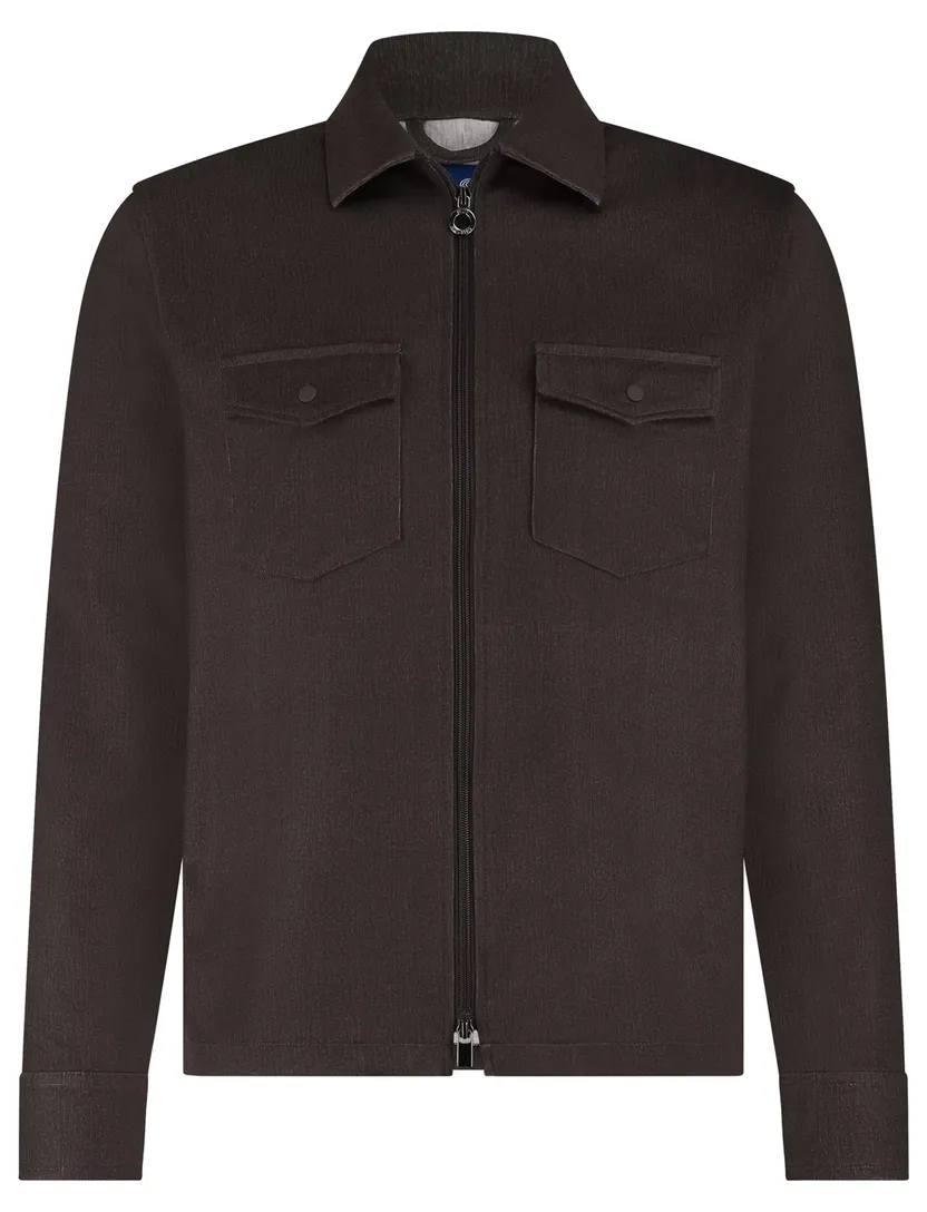 Overshirt Blue industry bruin