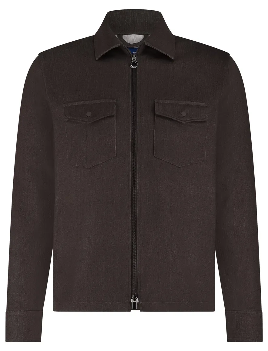Overshirt bruin Blue industry