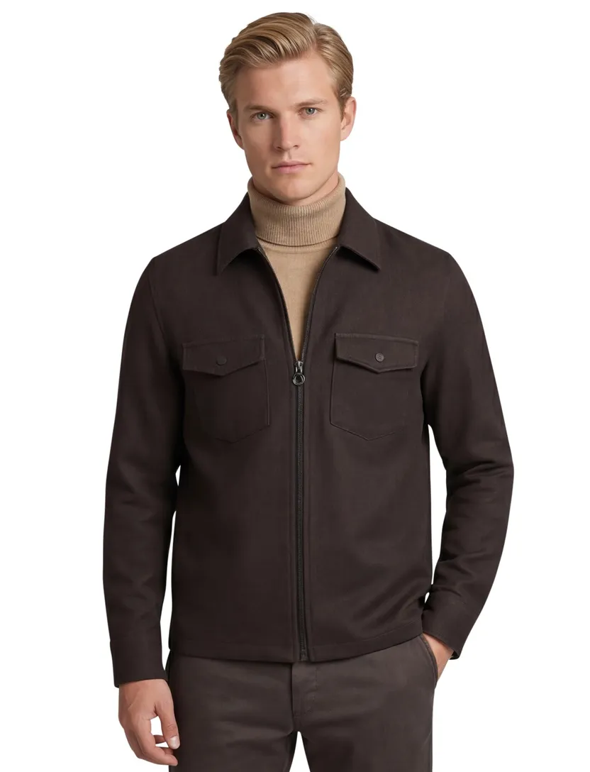 Overshirt Blue industry bruin