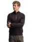 Butcher of blue trui half-zip bruin lange mouw