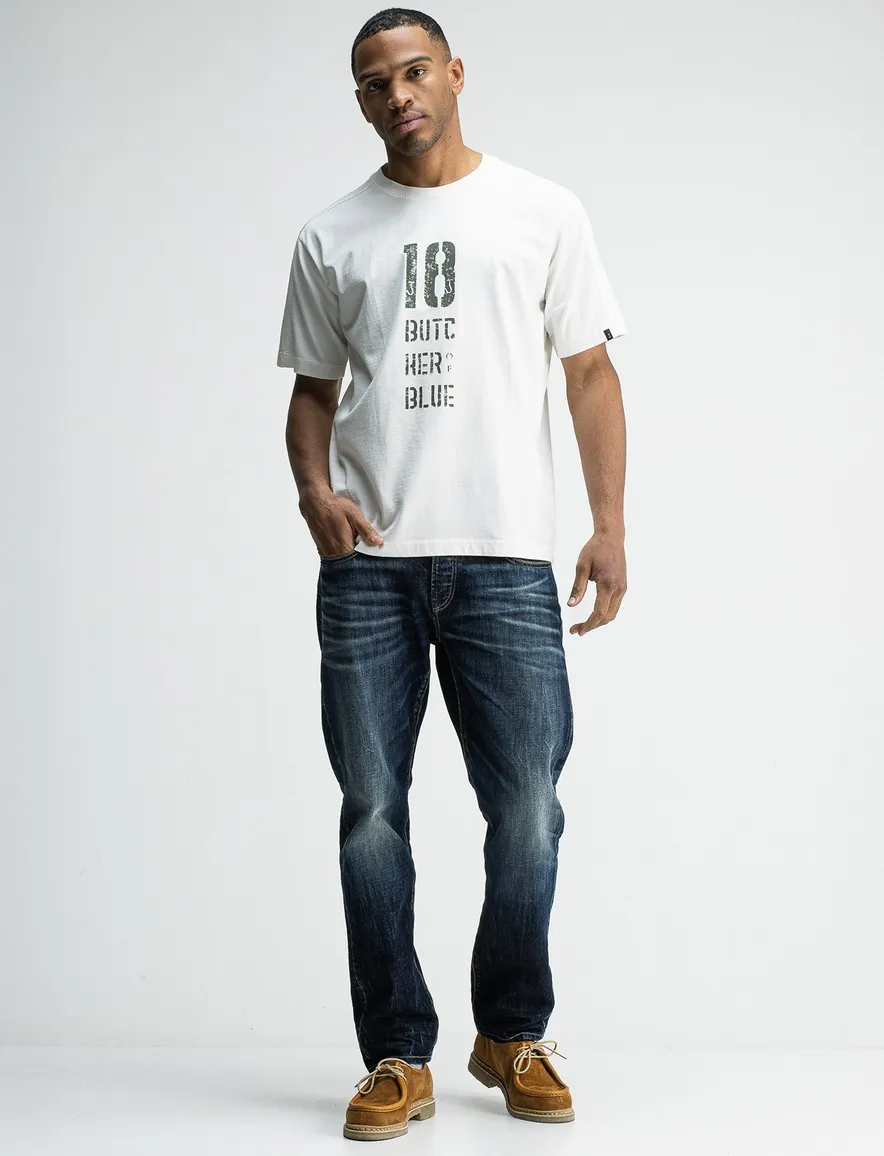 t-shirt wit Butcher of Blue