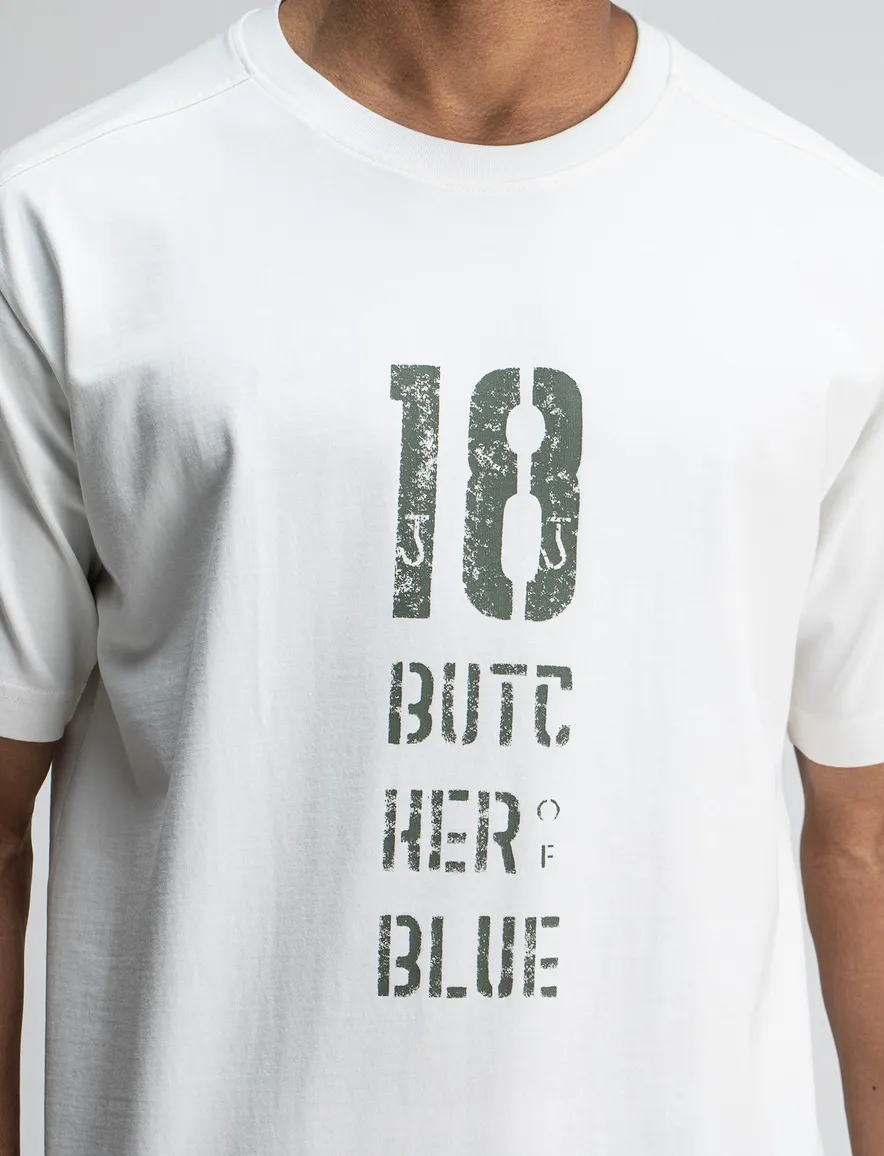 t-shirt wit Butcher of Blue