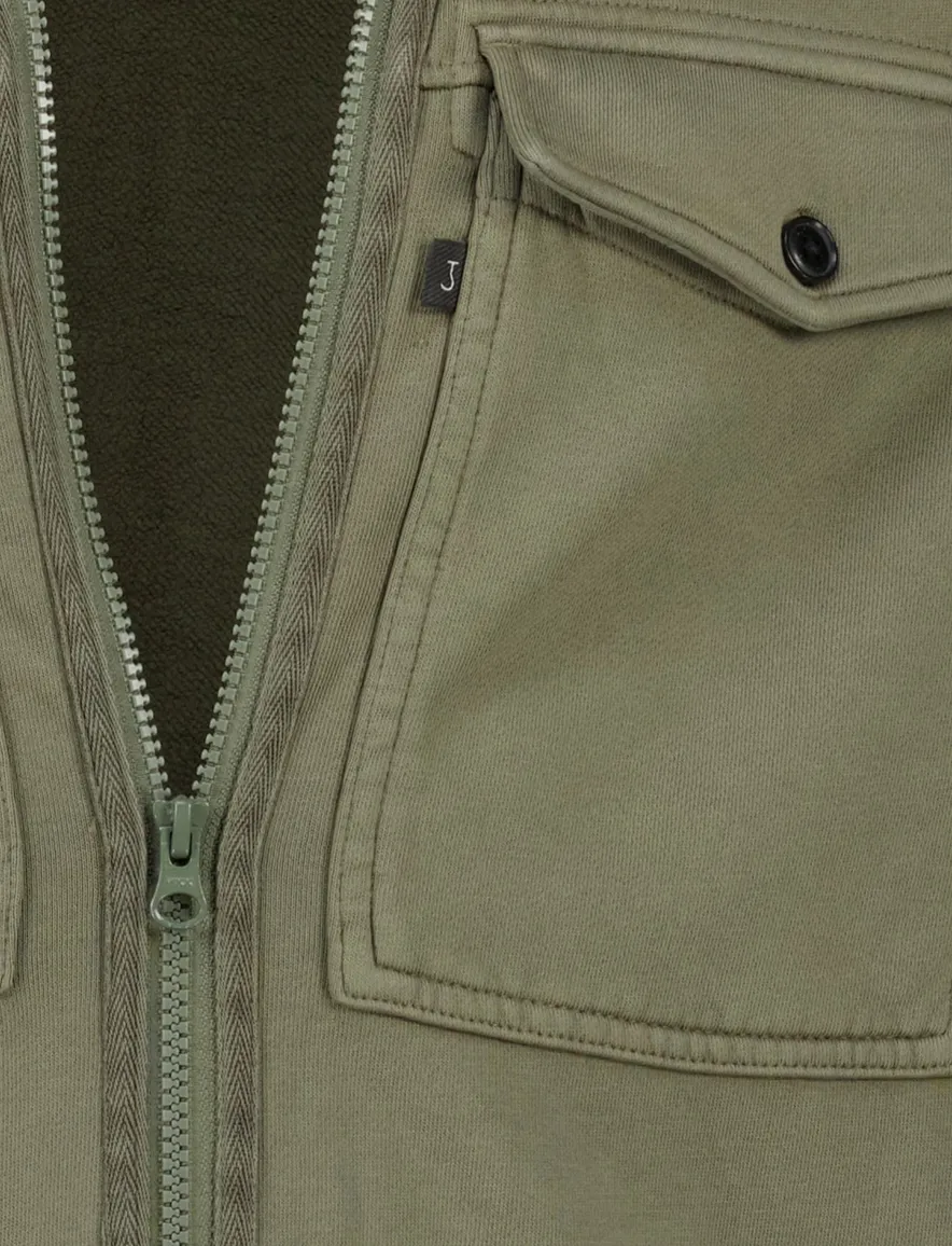 overshirt butcher of blue groen effen