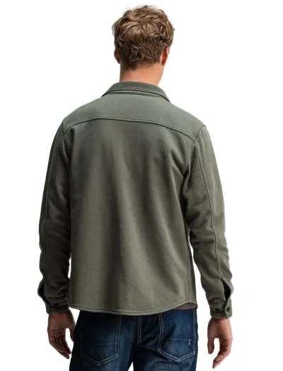 overshirt butcher of blue groen effen