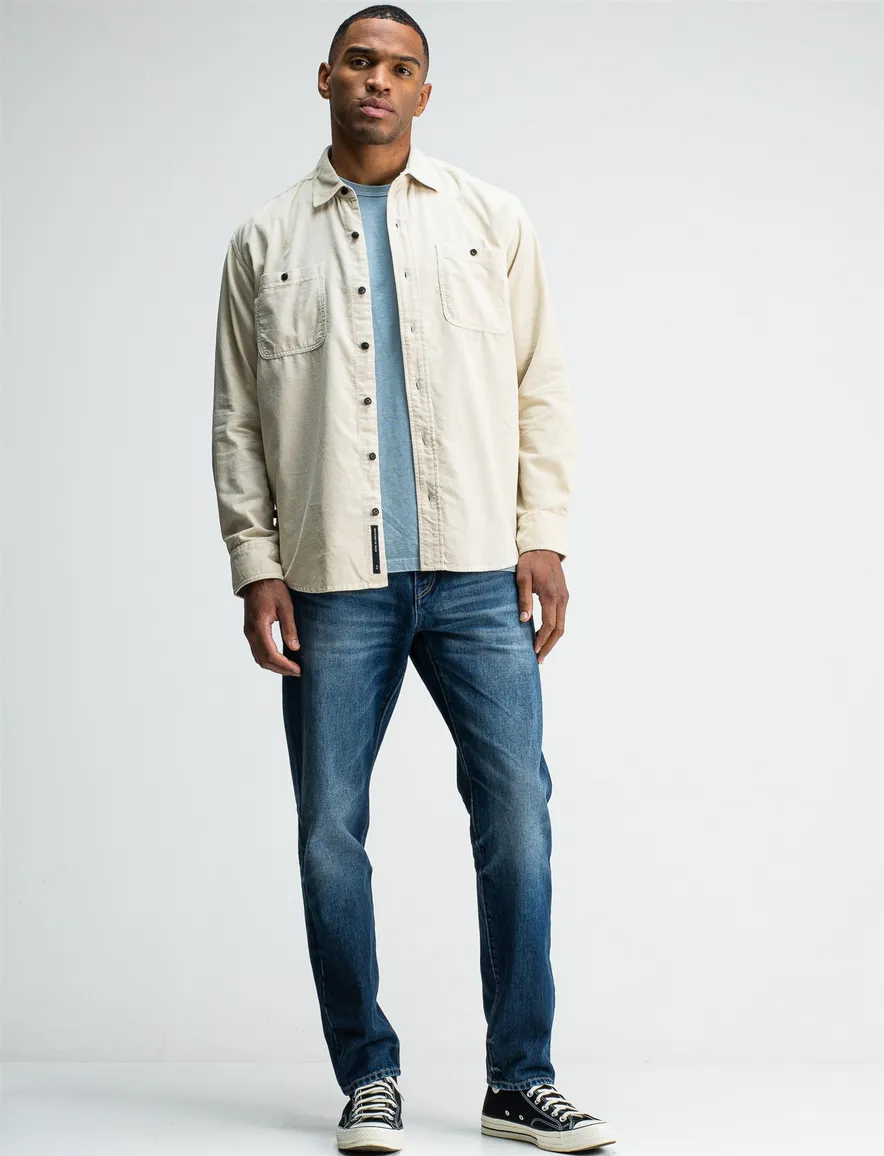 Butcher of Blue overshirt beige grey