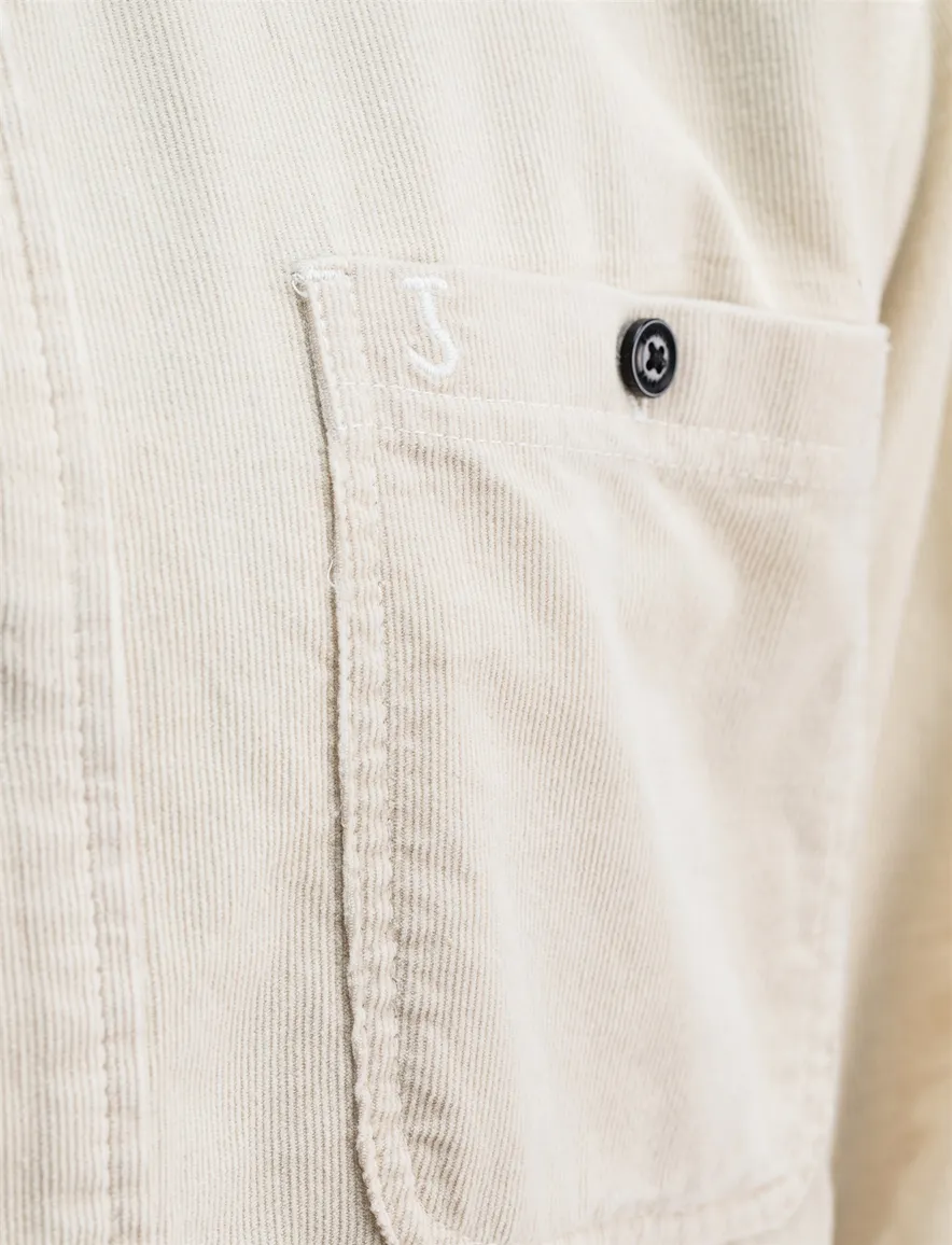 Butcher of Blue overshirt beige grey