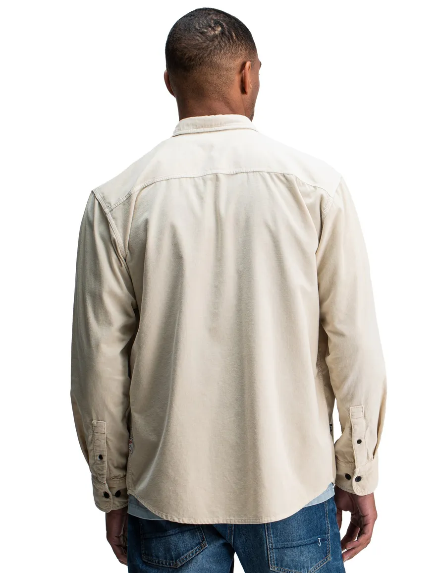 Butcher of Blue overshirt beige grey