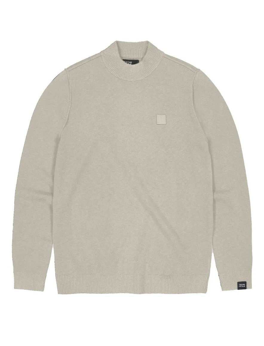 Butcher of Blue trui beige turtleneck