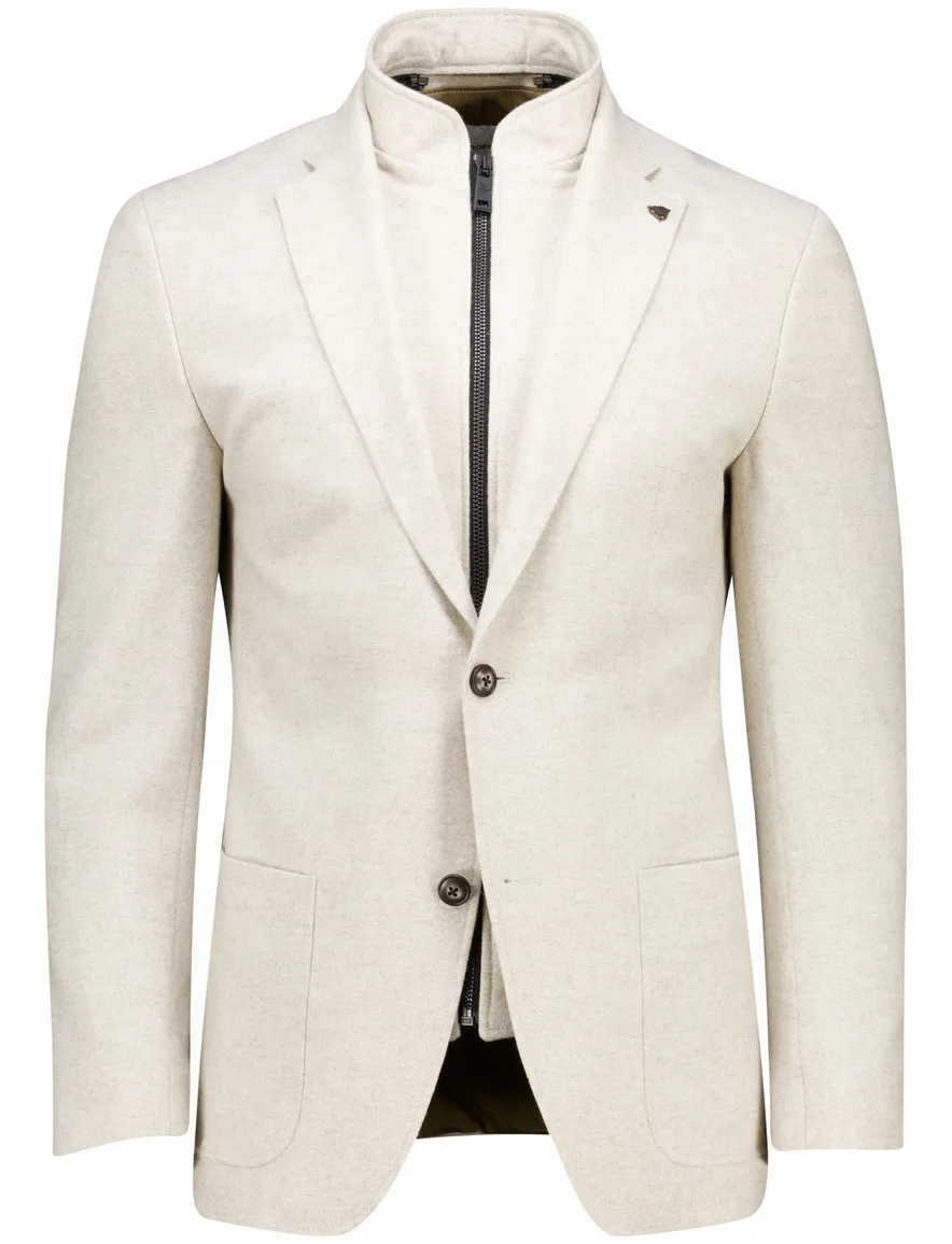 Roy Robson colbert uitneembaar binnenvest creme