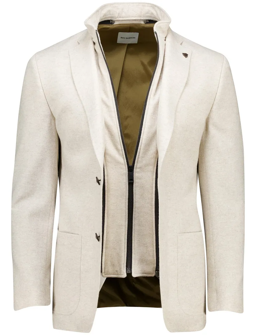 colbert Roy Robson uitneembaar binnenvest creme normale fit