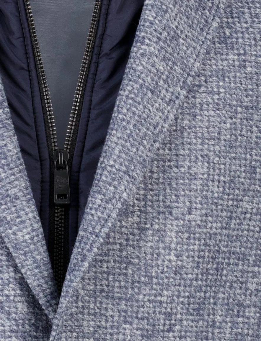 winterjas blauw Roy Robson