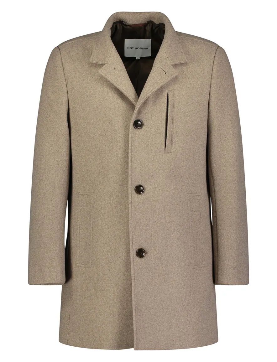 Roy Robson winterjas khaki