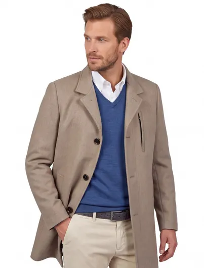 Roy Robson winterjas Roy Robson khaki