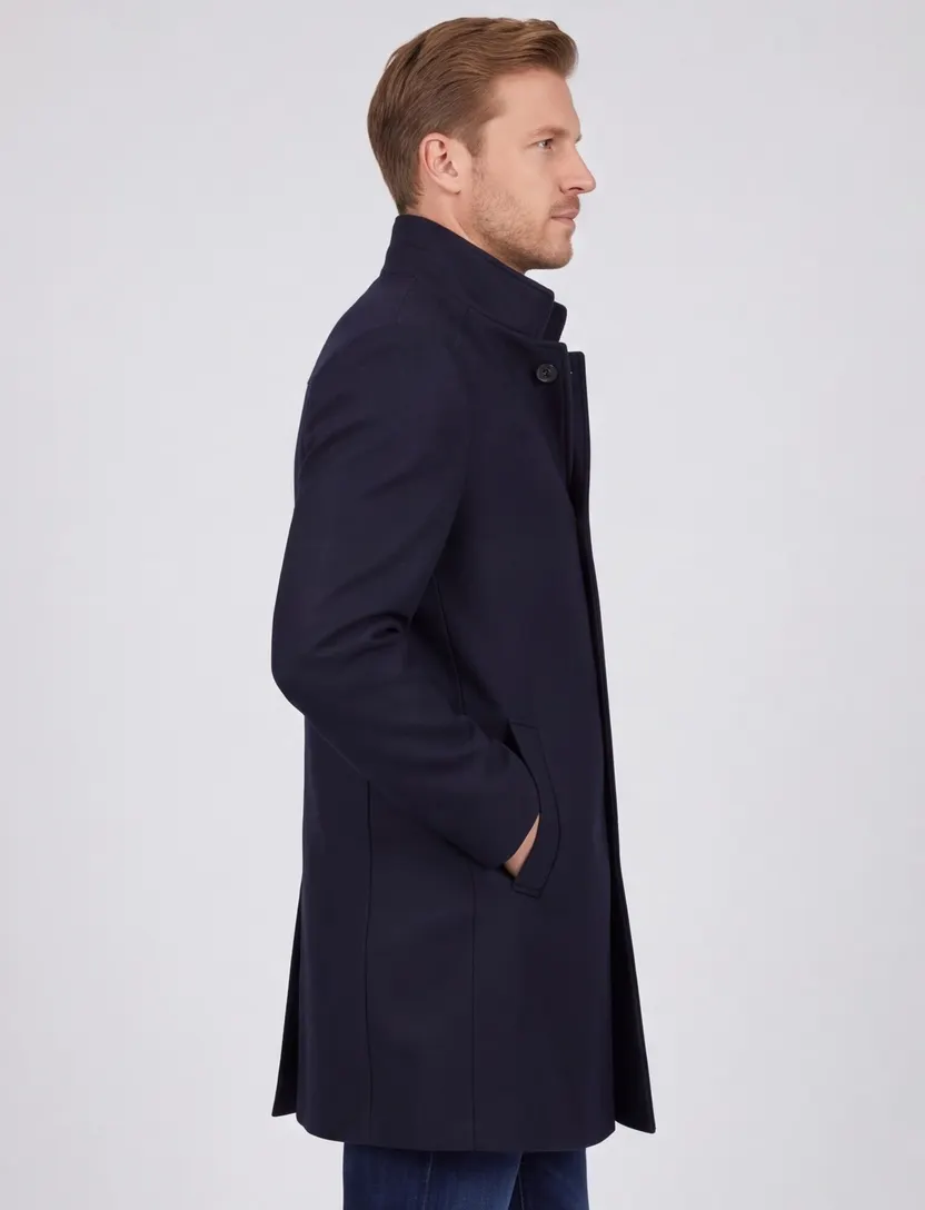 winterjas Roy Robson donkerblauw