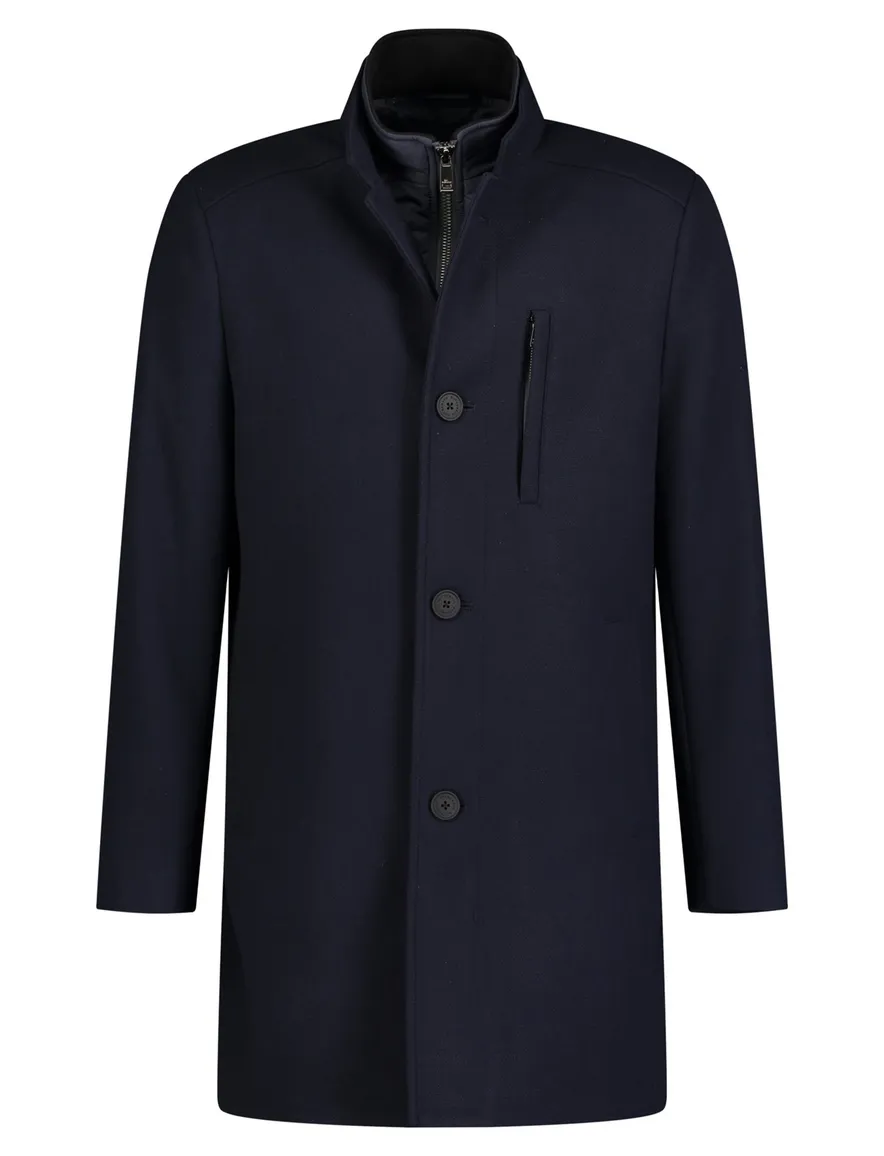 Roy Robson winterjas donkerblauw