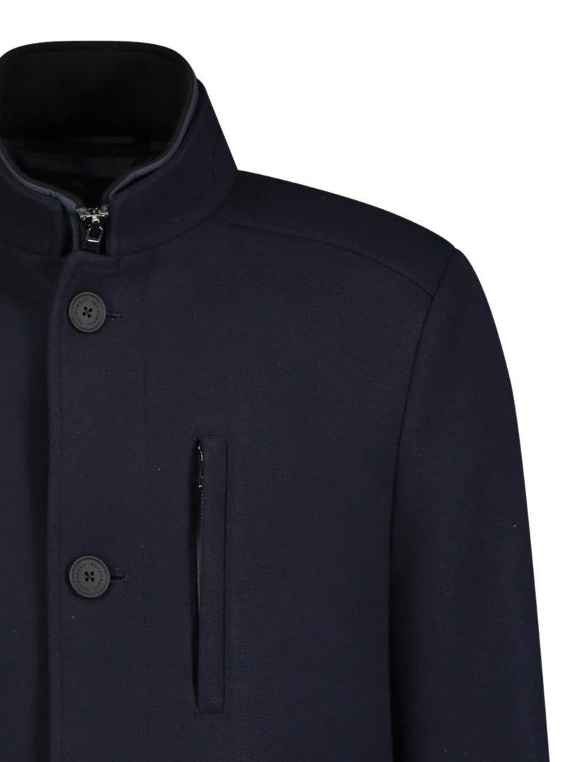 Roy Robson winterjas donkerblauw