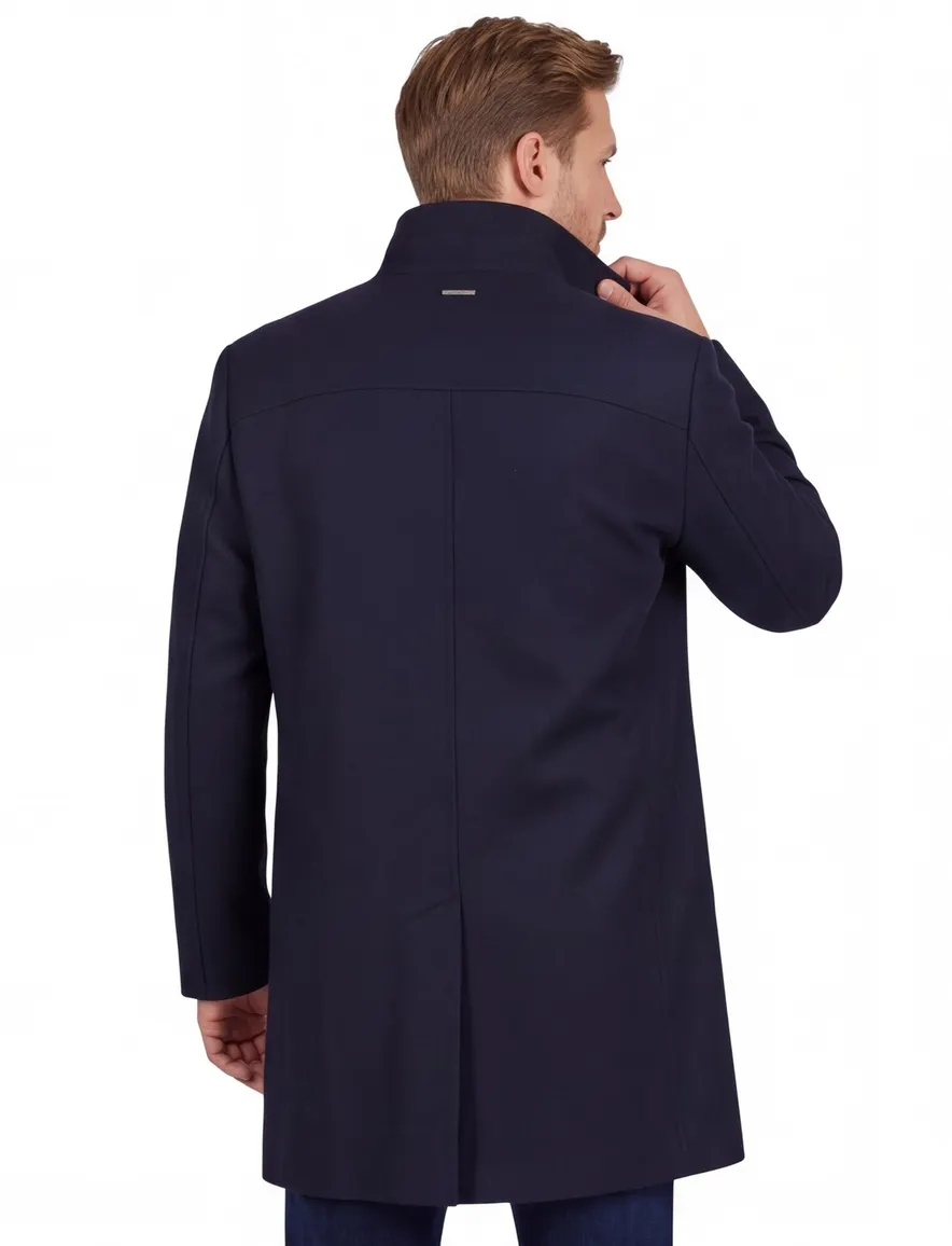Roy Robson winterjas donkerblauw
