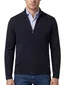 Navy Baileys vest gebreid