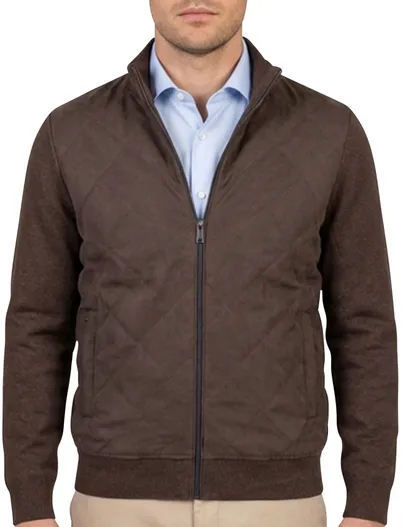 Baileys Baileys vest bruin kasjmier
