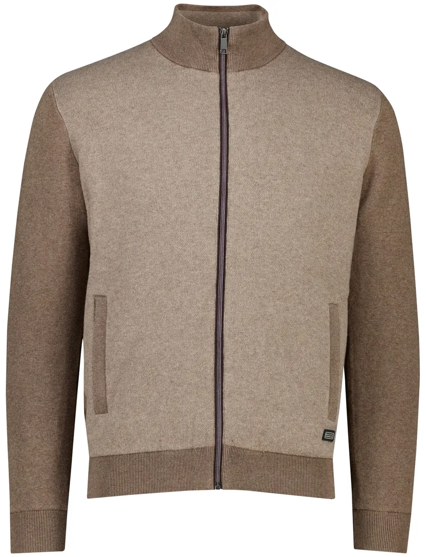 Baileys vest katoen licht gevoerd taupe