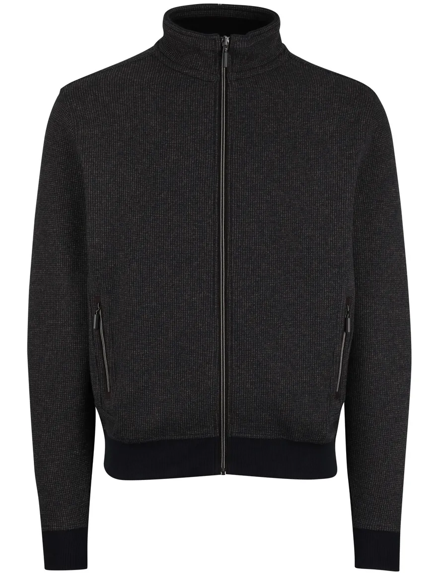 antraciet katoen Baileys vest