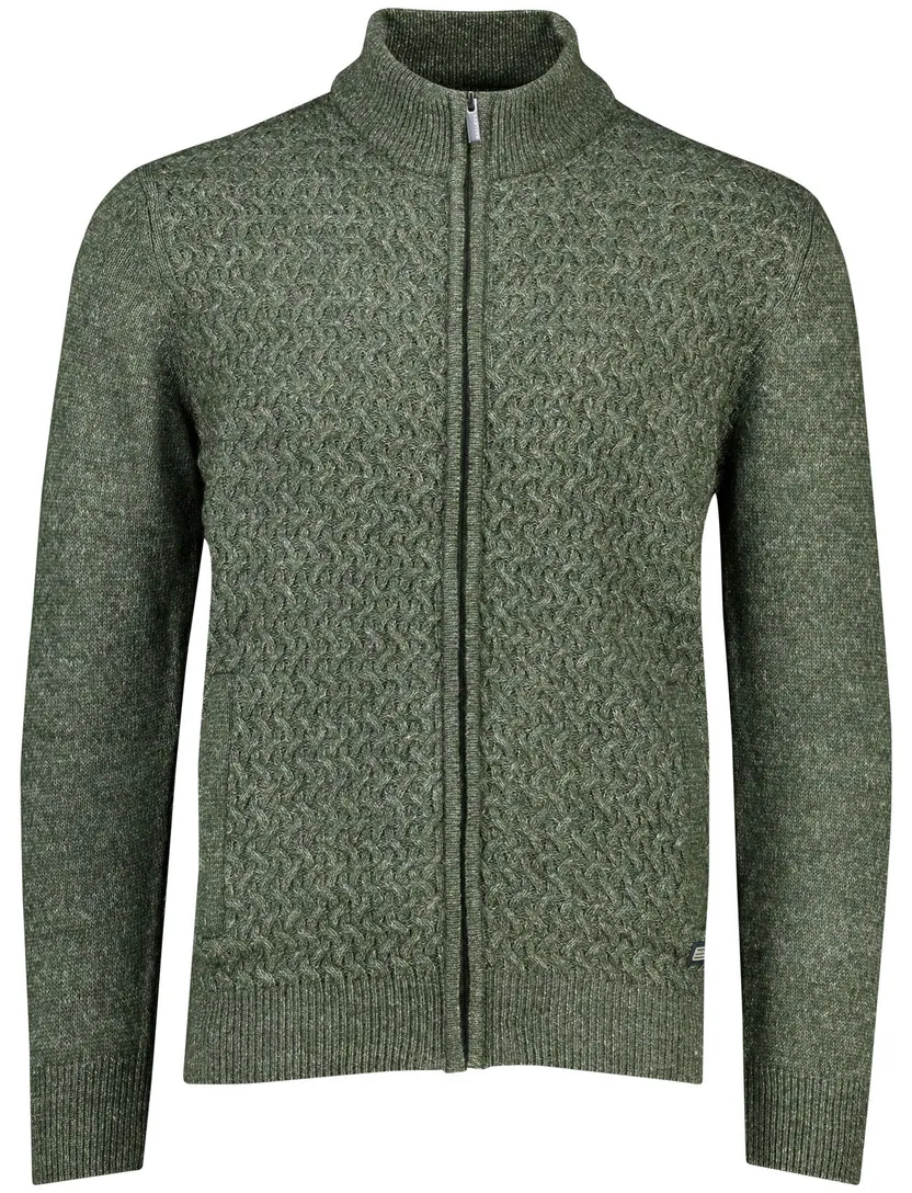 Baileys vest katoen kabelpatroon rits groen