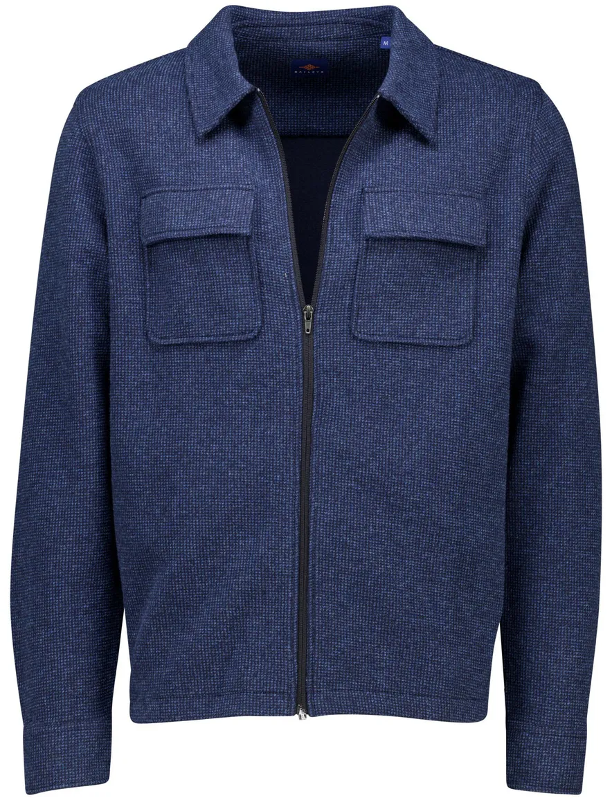 Baileys overshirt donkerblauw geruit