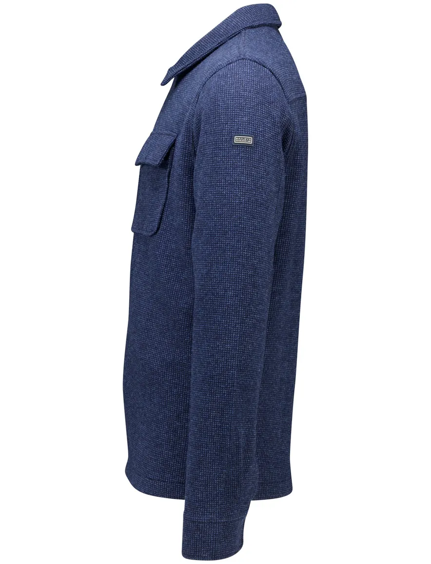 Baileys overshirt donkerblauw geruit
