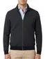 Baileys navy effen vest katoen normale fit