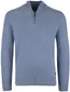 Baileys trui faded denim wol blauw met patroon