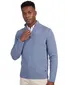 Baileys trui faded denim wol blauw met patroon