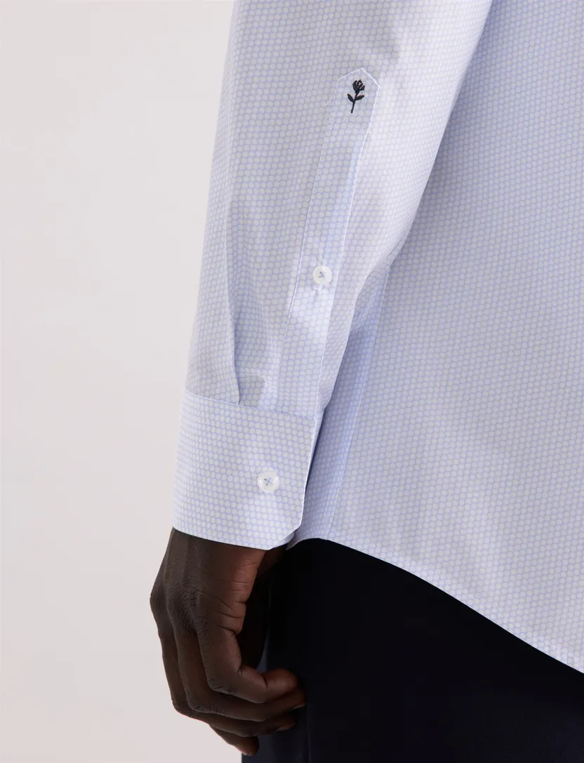 business overhemd Seidensticker Slim Fit lichtblauw
