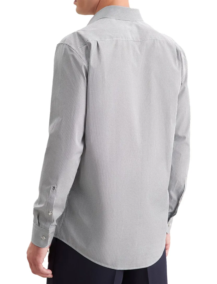 business overhemd Seidensticker Slim Fit donkerblauw