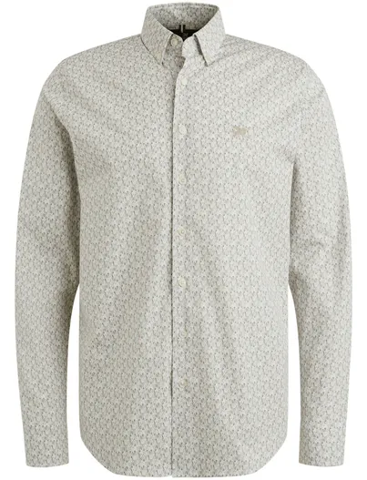 Vanguard Vanguard overhemd geprint grijs Slim Fit lange mouw