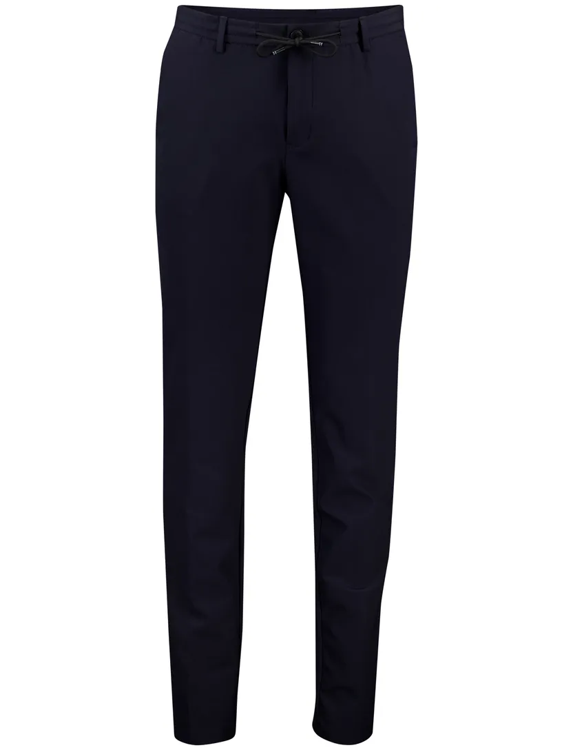 Vanguard chino navy V12 Tech Stretch slim fit effen