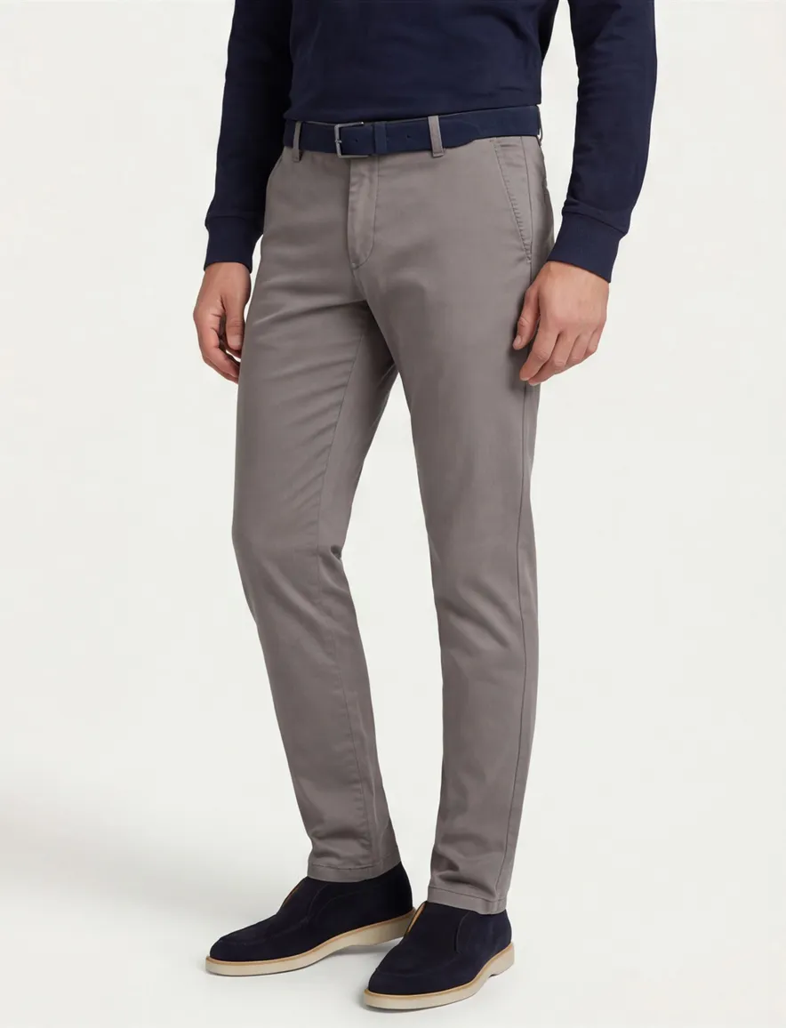 Vanguard broek grijs V9 Dobbey Stretch Regular Fit chino