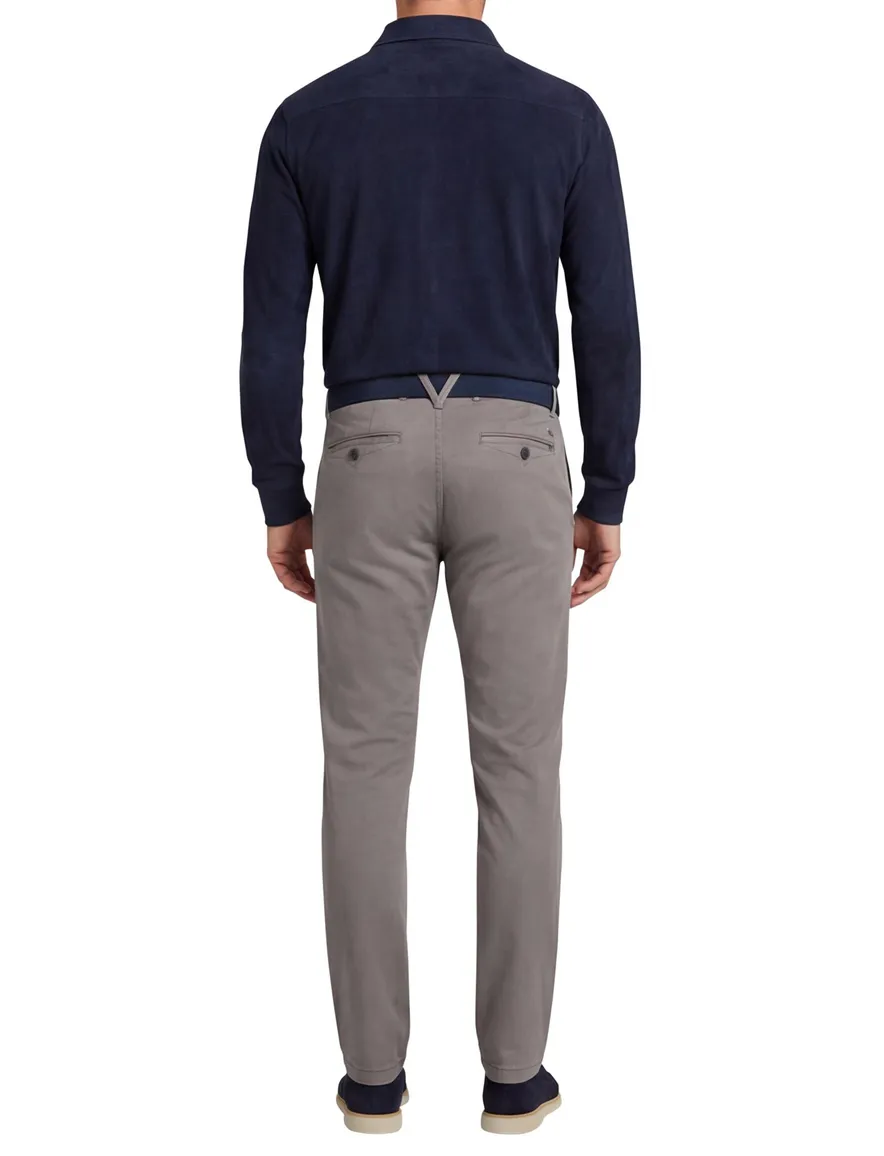 Vanguard broek grijs V9 Dobbey Stretch Regular Fit chino